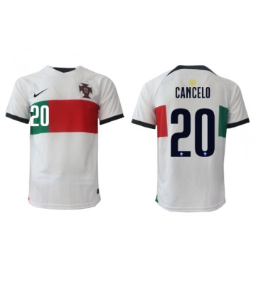 Portugal Joao Cancelo #20 Bortatröja VM 2022 Kortärmad